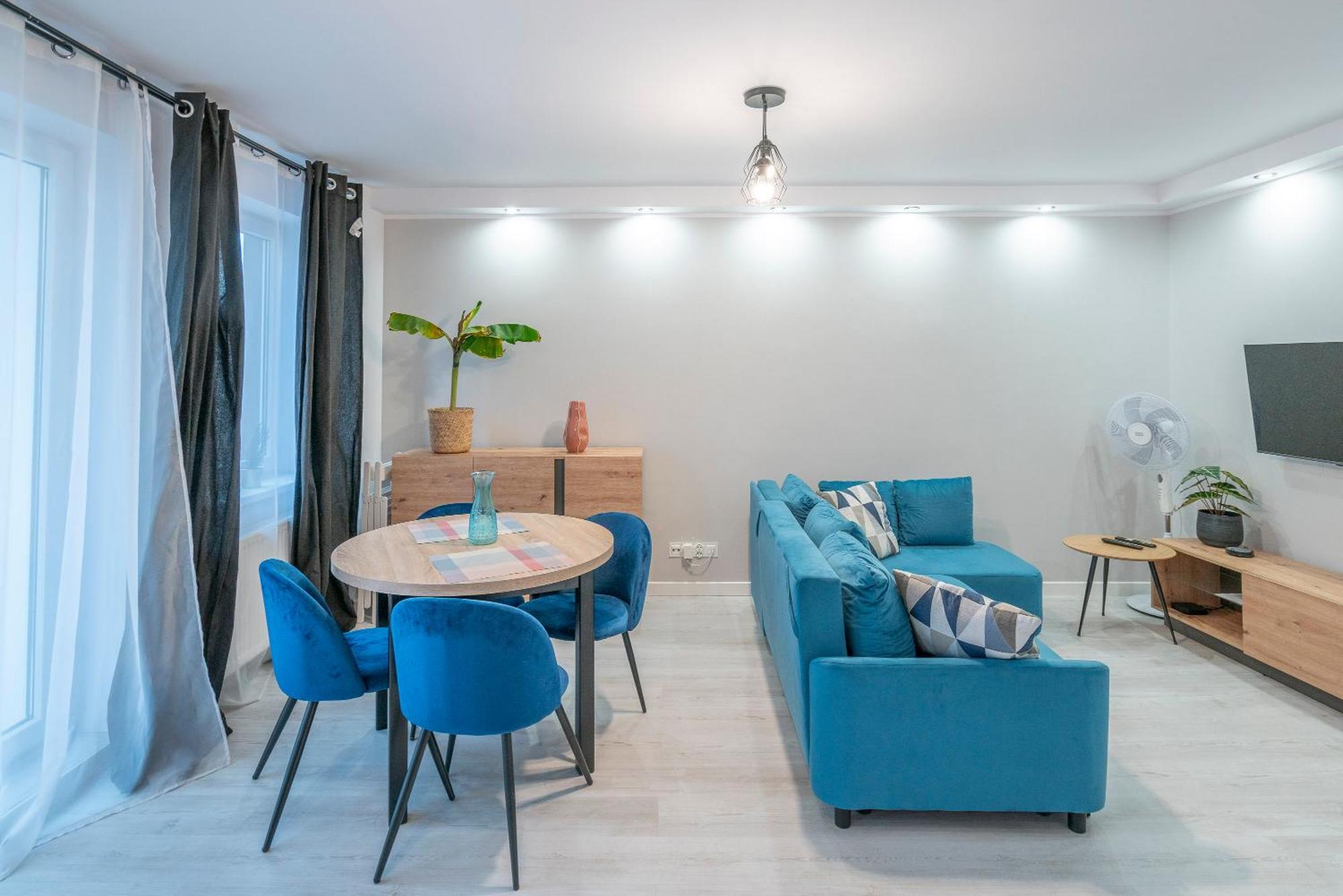 Stylowy Apartament Blue Self Check In 24H วรอตซวาฟ ภายนอก รูปภาพ